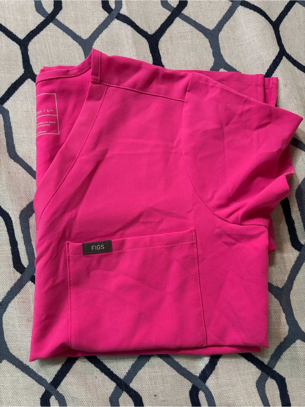 Figs Tops | Figs Women's Barbie Pink Catarina Scrub Top | Color: Pink | S/P